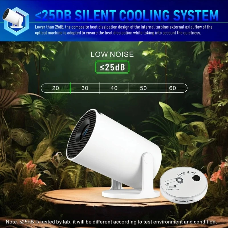HY300 Pro Plus Projector Built in 1280*720P Android 14 - image 2
