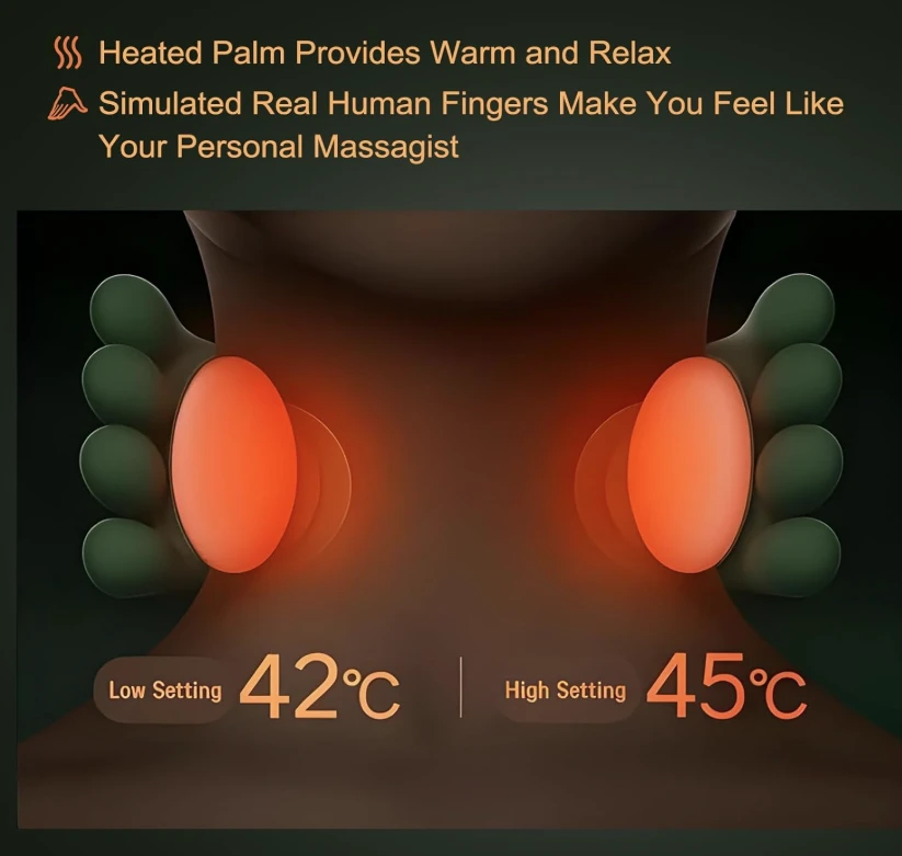 Neck Massager, Electric Neck and Back Massager - image 4