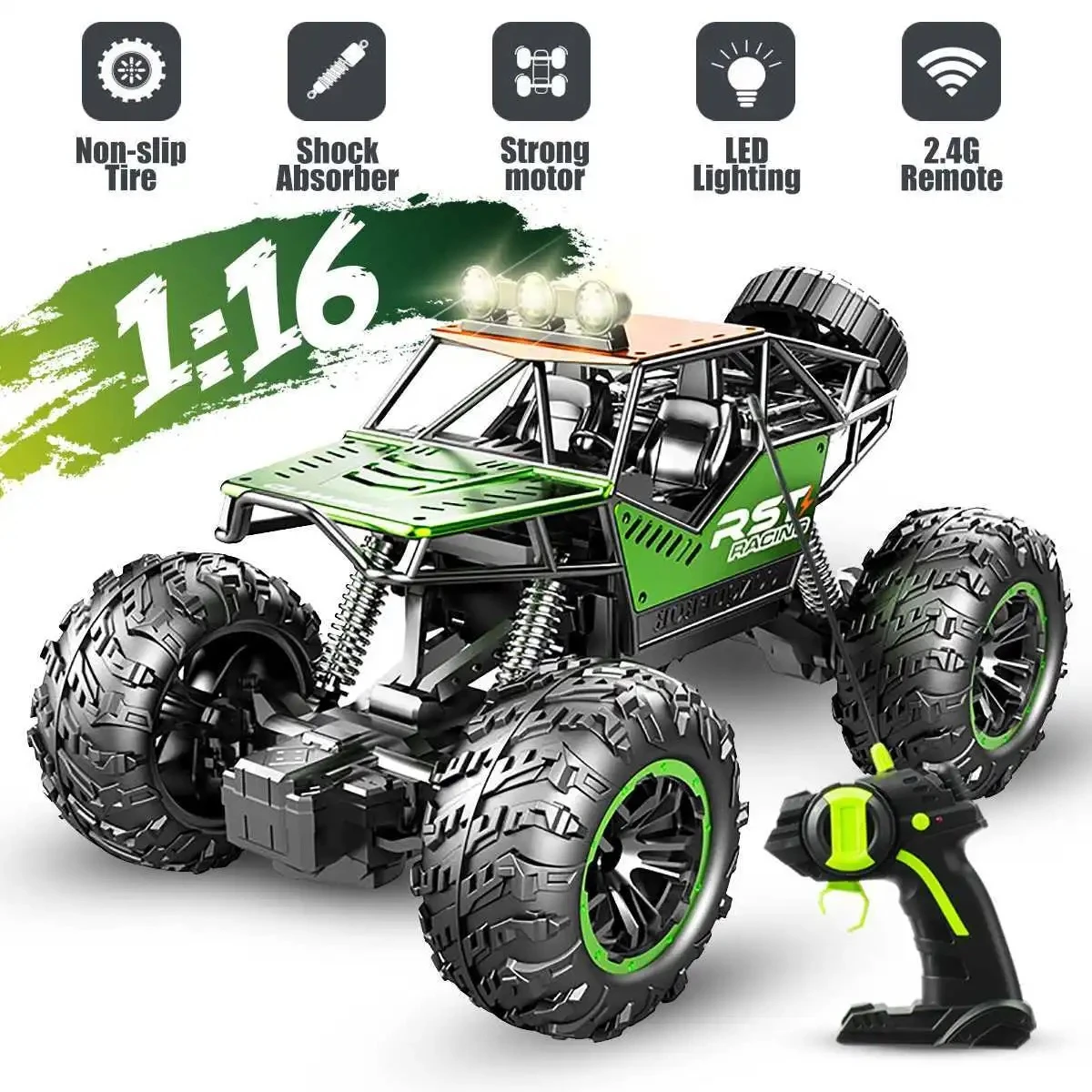 Off Road RC Car Remote Control Rechargeable - image 3