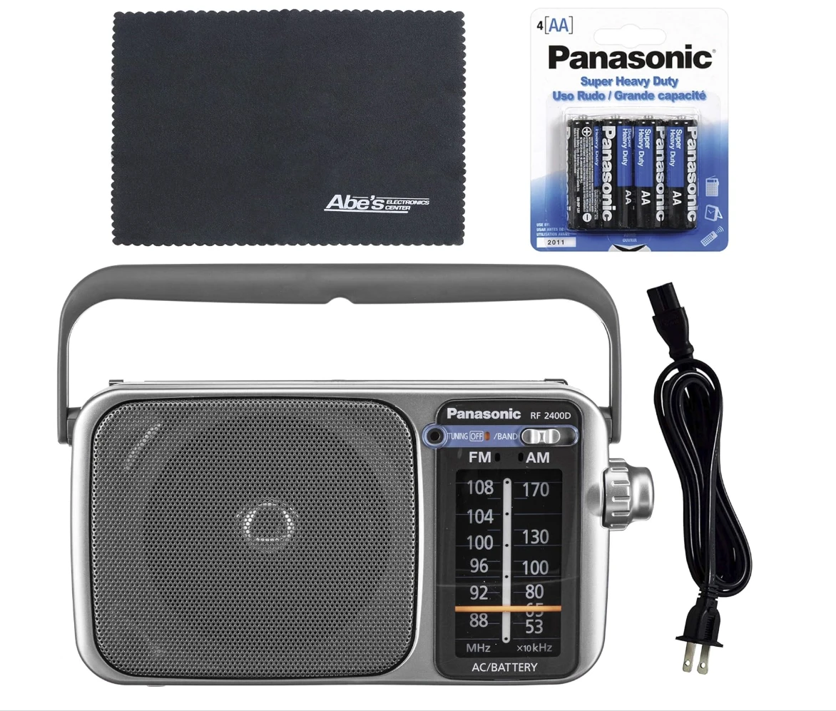 PANASONIC RF-2400D Portable FM/AM Radio - image 4