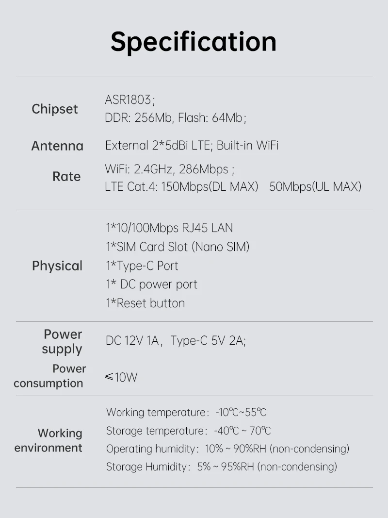 Plery R601 WIFI 6 4G LTE Router with Dual Antennas - image 7