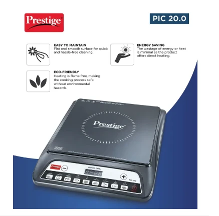 Prestige Induction Cooktop 1600W Indian Menu Options - image 3