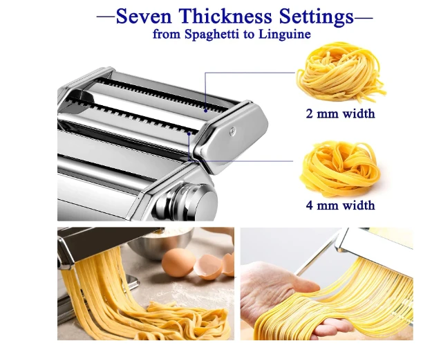 Stainless Steel Pasta Maker Machine - image 3