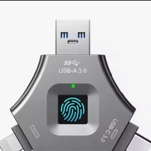 3in1 finger print flash drive 128gb