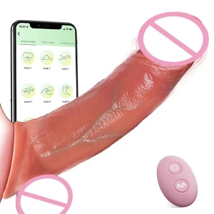 Generic Vibrating Dildo Penis Sleeve App remote control