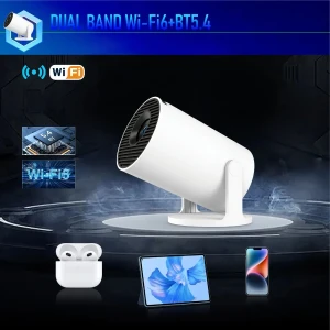 HY300 Pro Plus Projector Built in 1280*720P Android 14