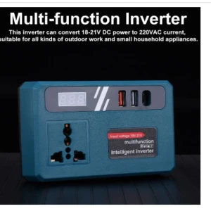 Lithium Battery Inverter Power Bank, AC220V/DC5V/21V