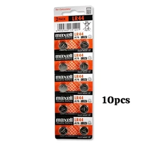 Maxell LR44 Lithium Battery 10pcs (1 CARD)