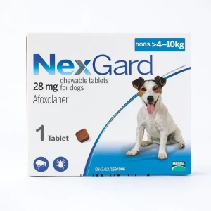 NEXGARD Chewable 28mg (1 Tb) for Medium (04-10 Kg) Dogs