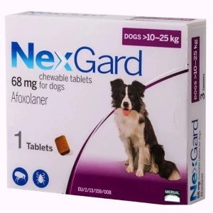 NEXGARD Chewable 68mg (1 Tb) for Large (10-25 Kg) Dogs