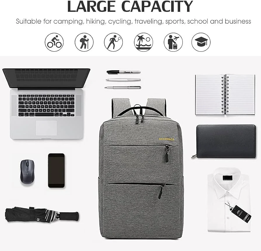 waterproof fabric 3 pcs laptop backpack School b - image 4