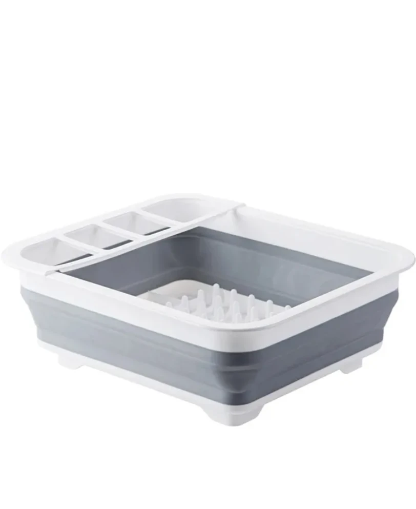 1x Kitchen Collapsible Dish Drainer Drying Rack - image 2