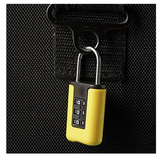3 Digit Combination Lock, Customs Code Lock Stainless - image 1