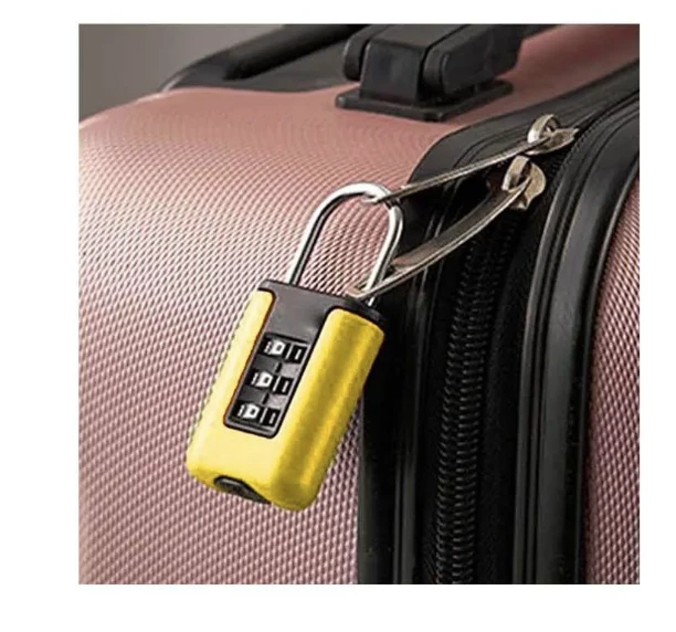 3 Digit Combination Lock, Customs Code Lock Stainless - image 3