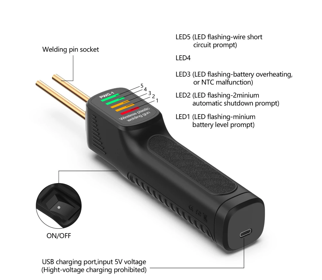 300W Plastic Welder Gun - image 6