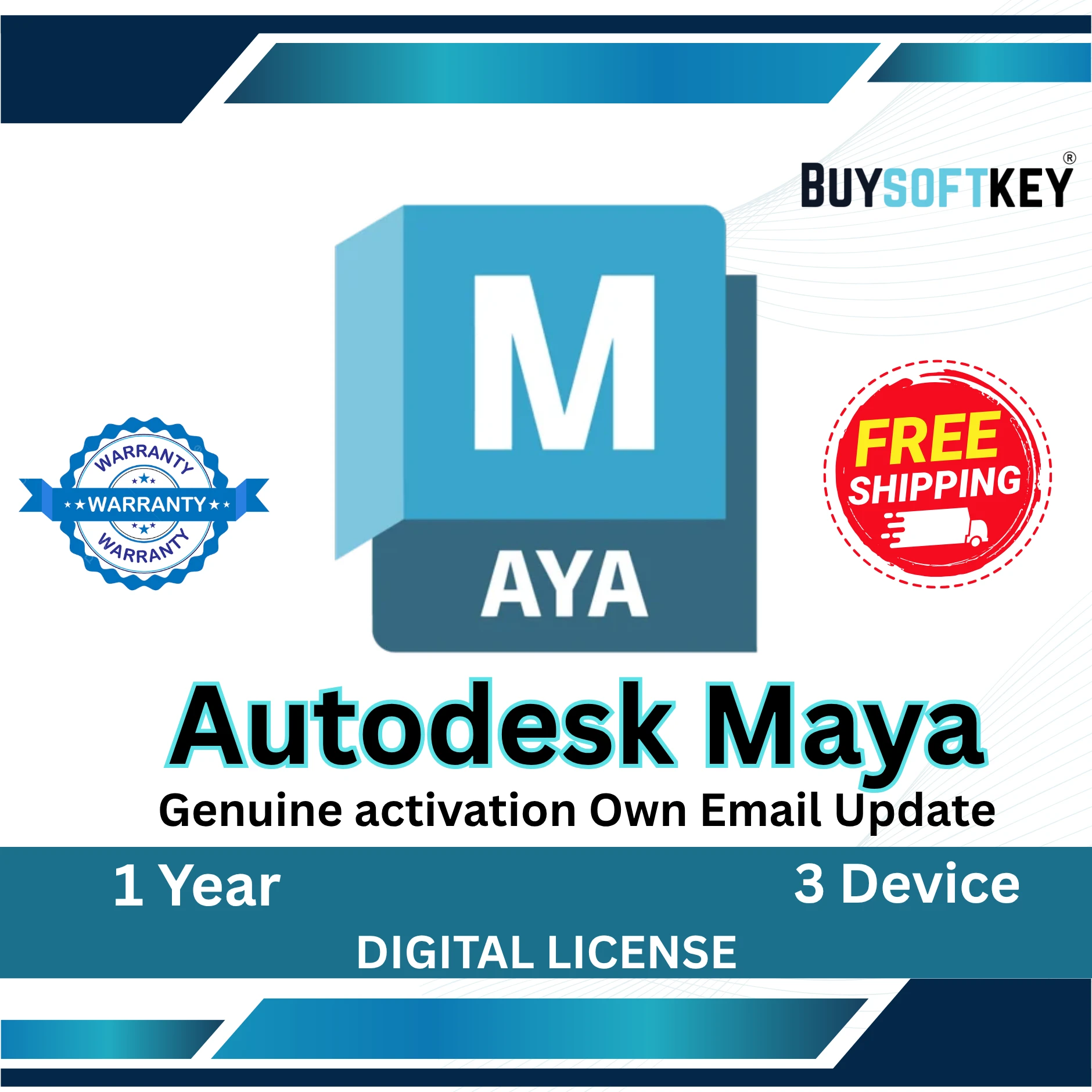 Autodesk Maya | Genuine License for Windows and Mac