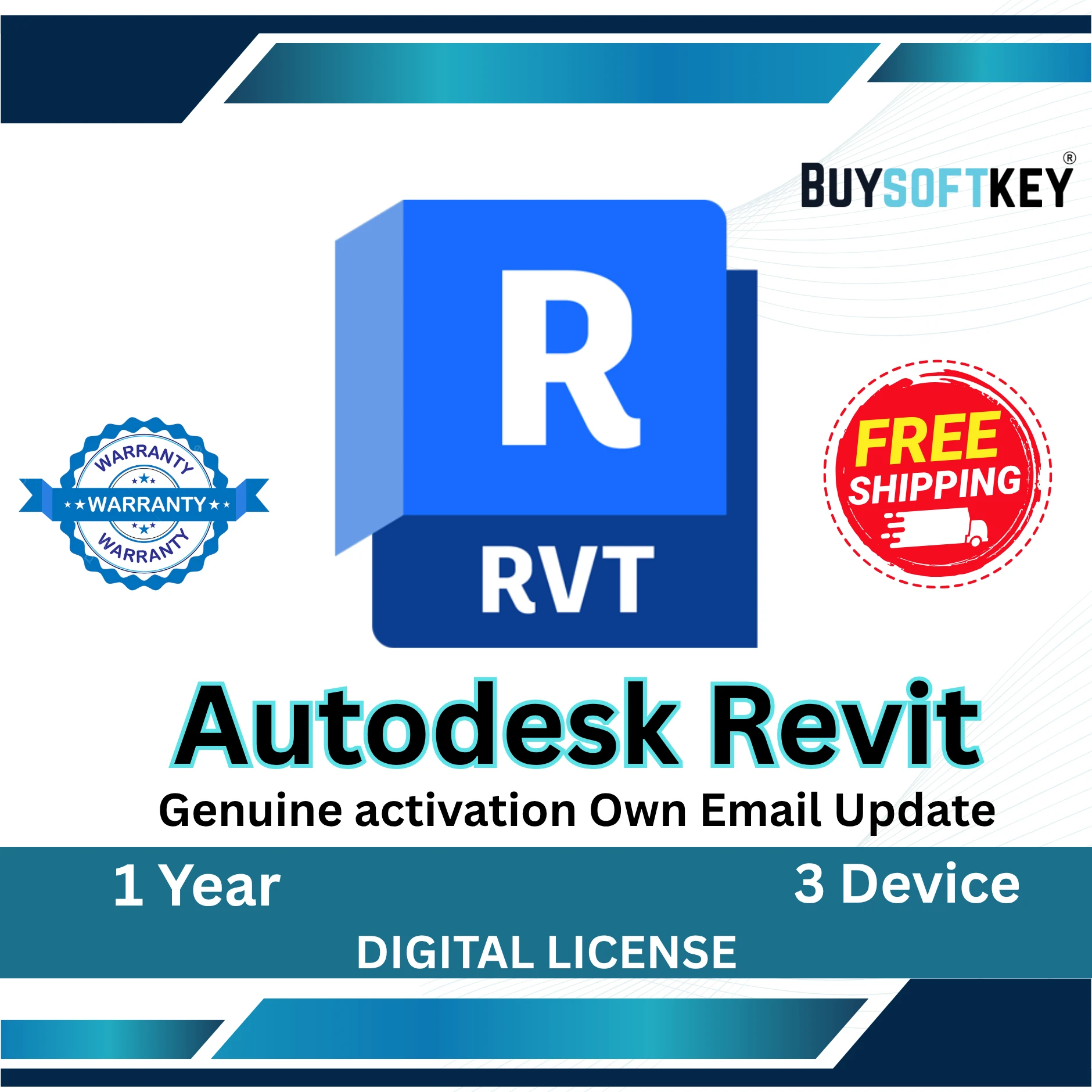 Autodesk Revit Genuine License for Windows and Mac