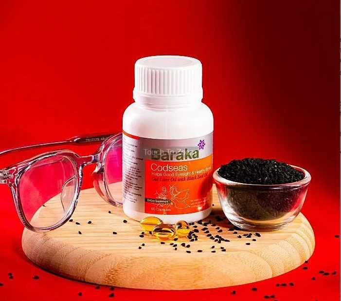 BARAKA Codseas Cod Liver Oil & Black Seed Oil (60 Caps) - image 8