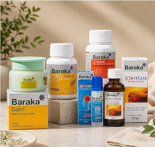 Baraka Healthy Parents Care Pack 5 in 1 Herbal Gift Set