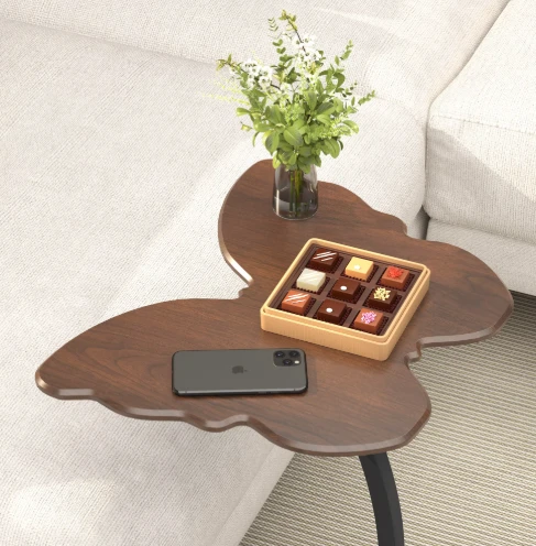 C Shaped End Table - Butterfly Side Table - image 4