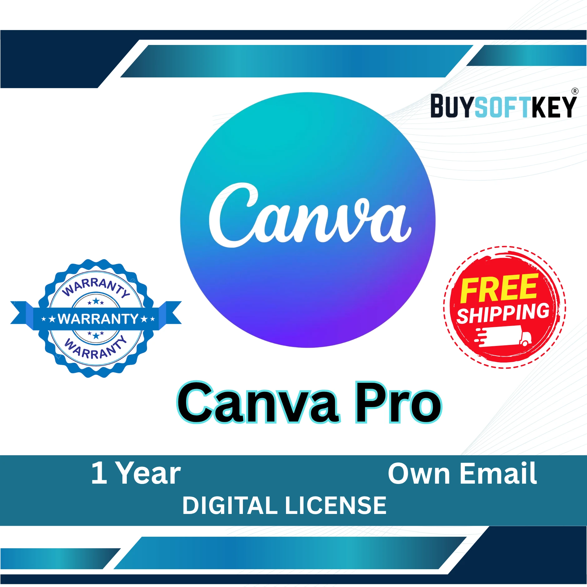 Canva Pro Upgrade Own Account  Design Templates 1 Year