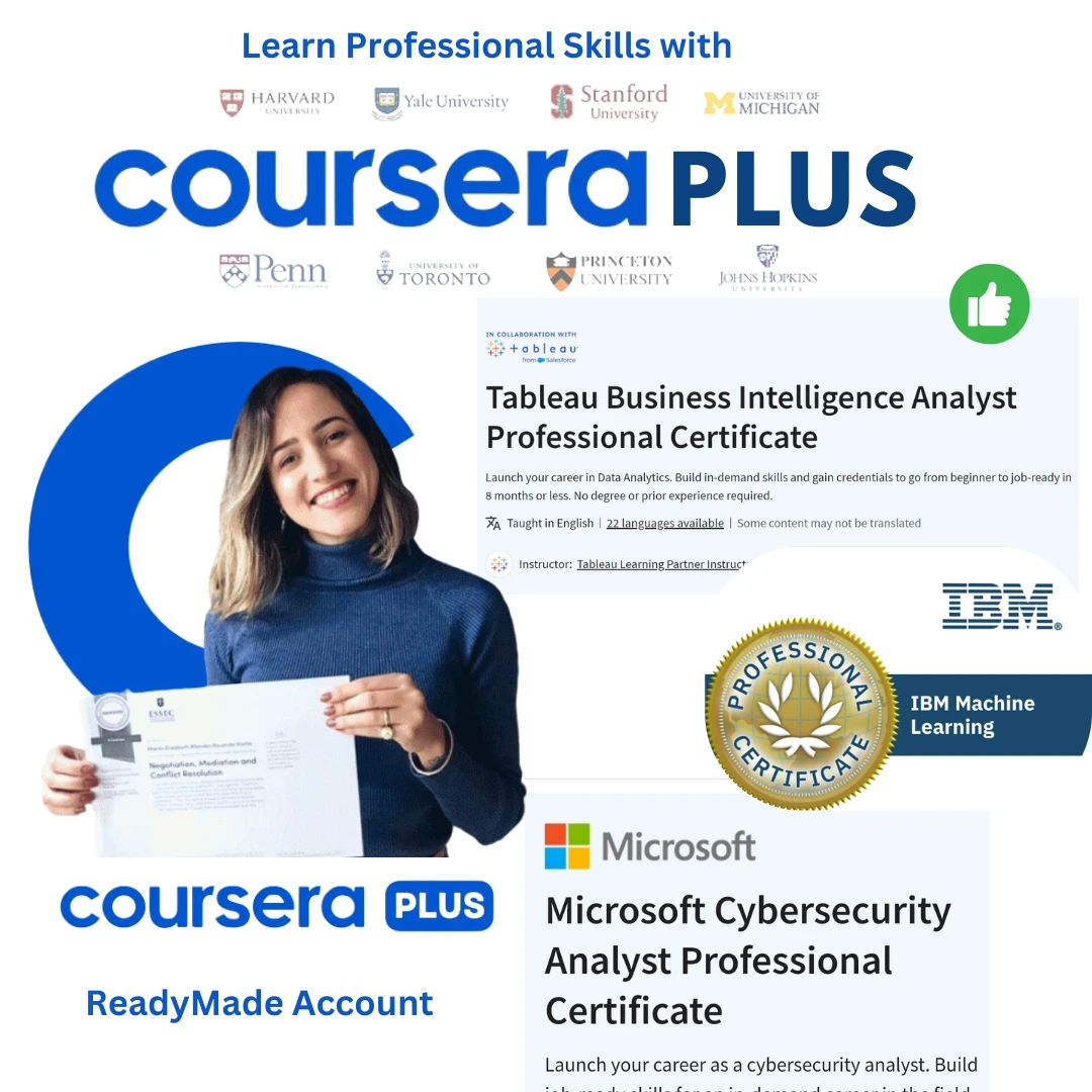 Coursera Plus Full 1 year