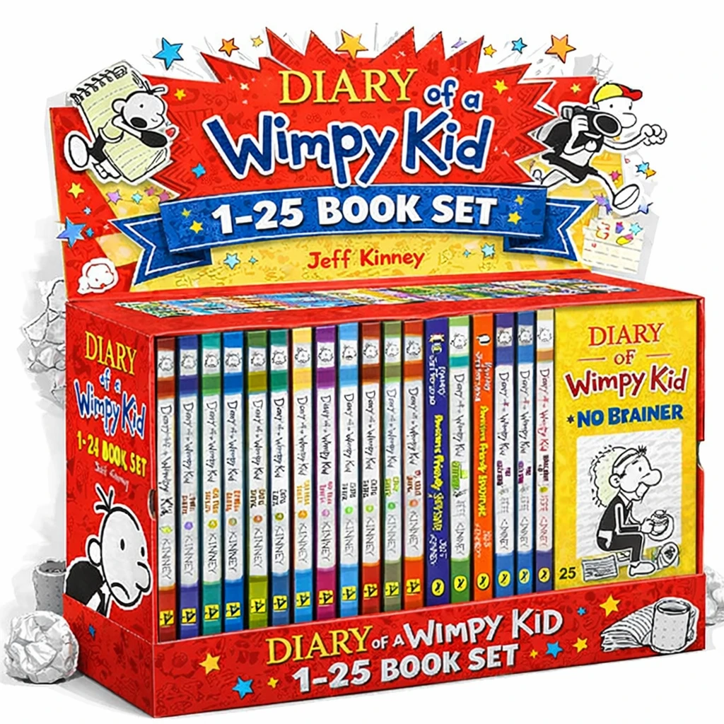 Diary of a Wimpy Kid 1-25 Complete Books box Set