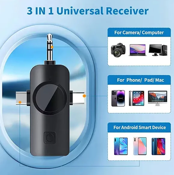 F11-2 Dual Wireless Clip Microphone - image 4