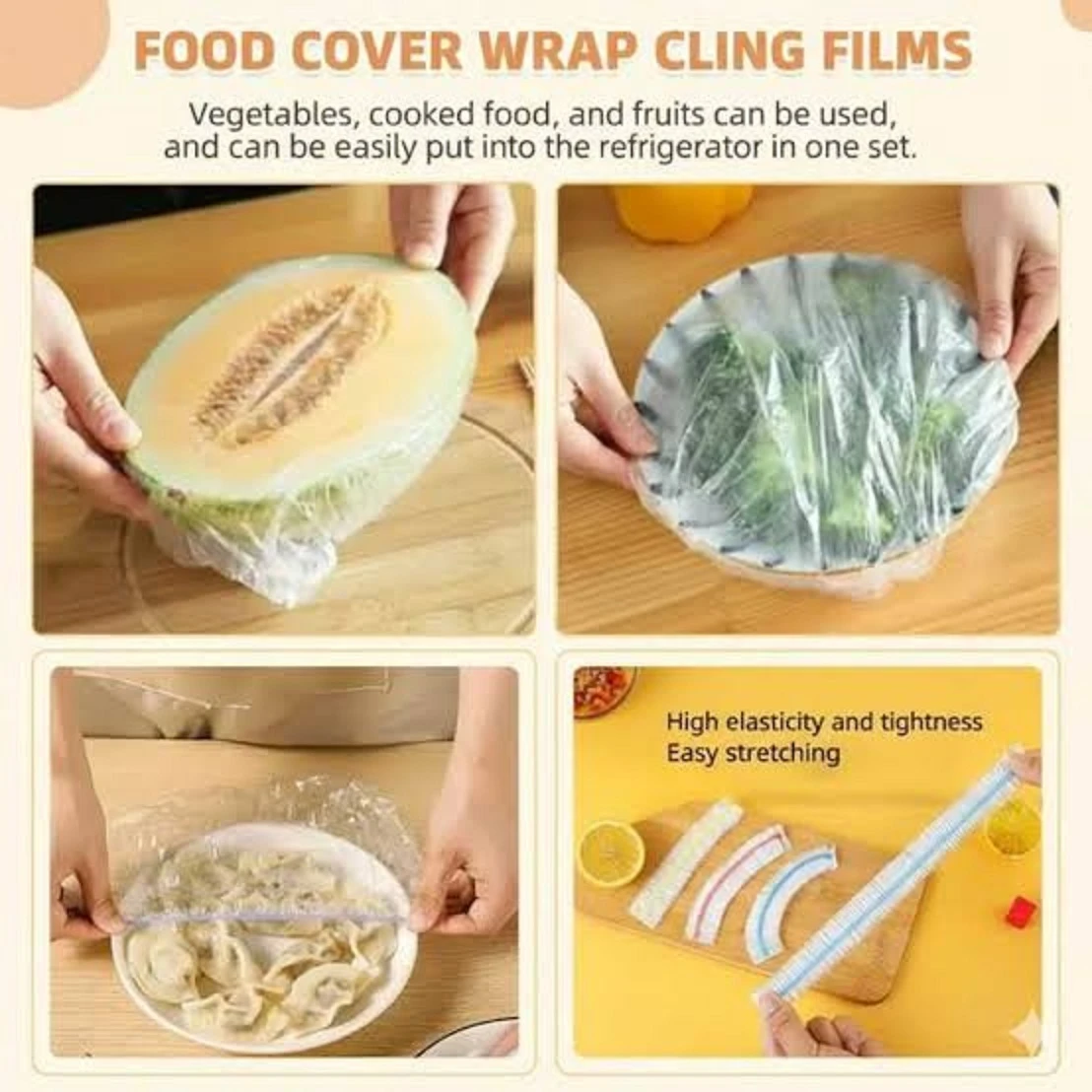 Falcon Cling Film 20.6 m x 45 cm(100 square feet ) Wrap - image 3