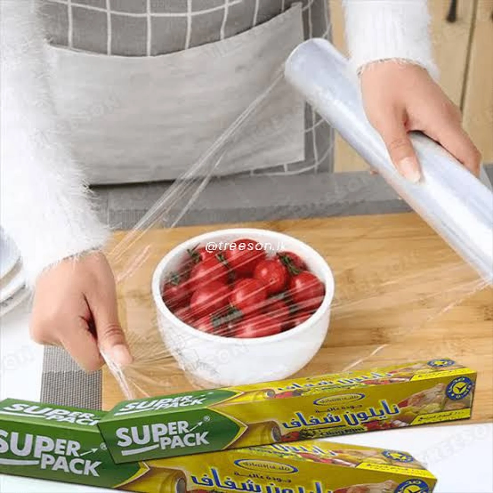 Falcon Cling Film 20.6 m x 45 cm(100 square feet ) Wrap - image 4