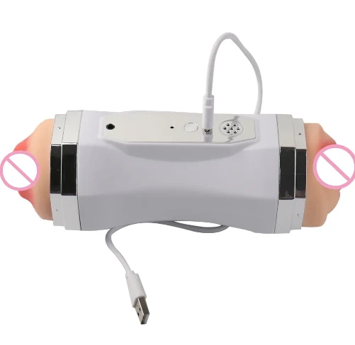 Generic 2 in 1 Double Cup Vibrate Masturbation Toy - image 4