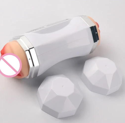 Generic 2 in 1 Double Cup Vibrate Masturbation Toy