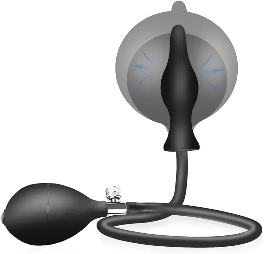 Generic Inflatable Anal Plug Pump Enlarge Sex Toy - image 4