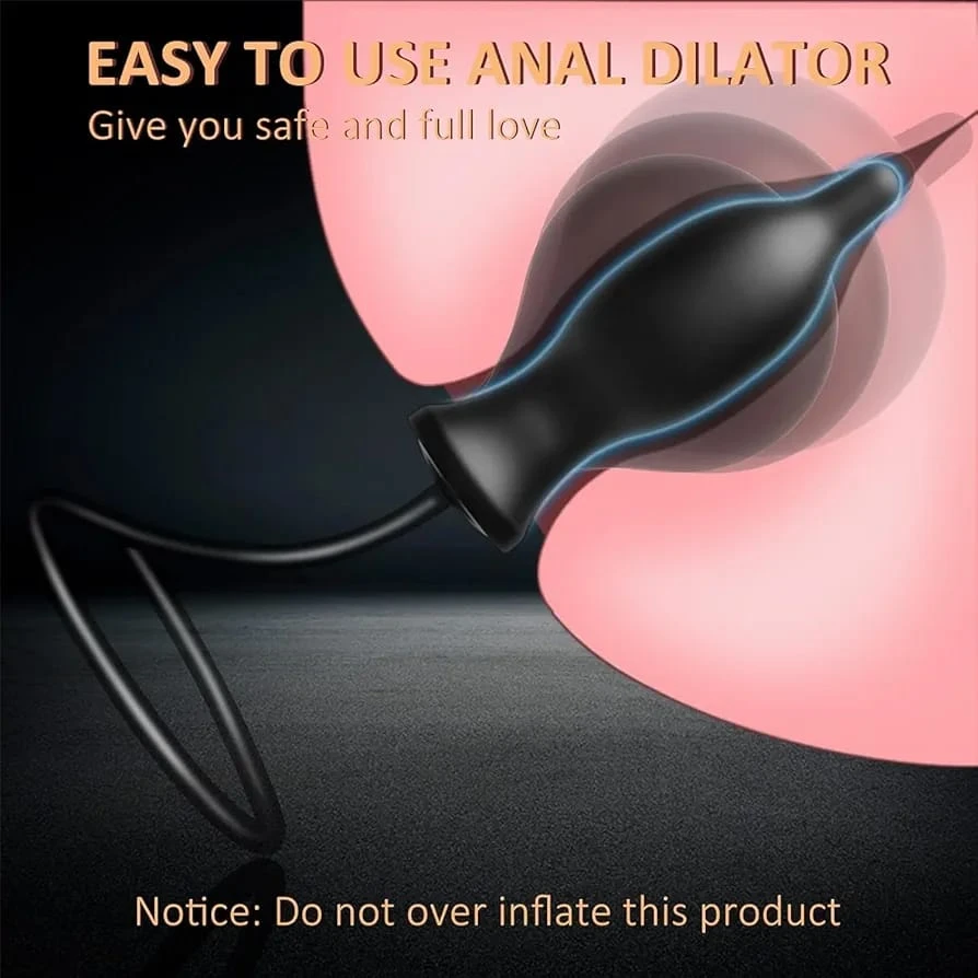 Generic Inflatable Anal Plug Pump Enlarge Sex Toy - image 3