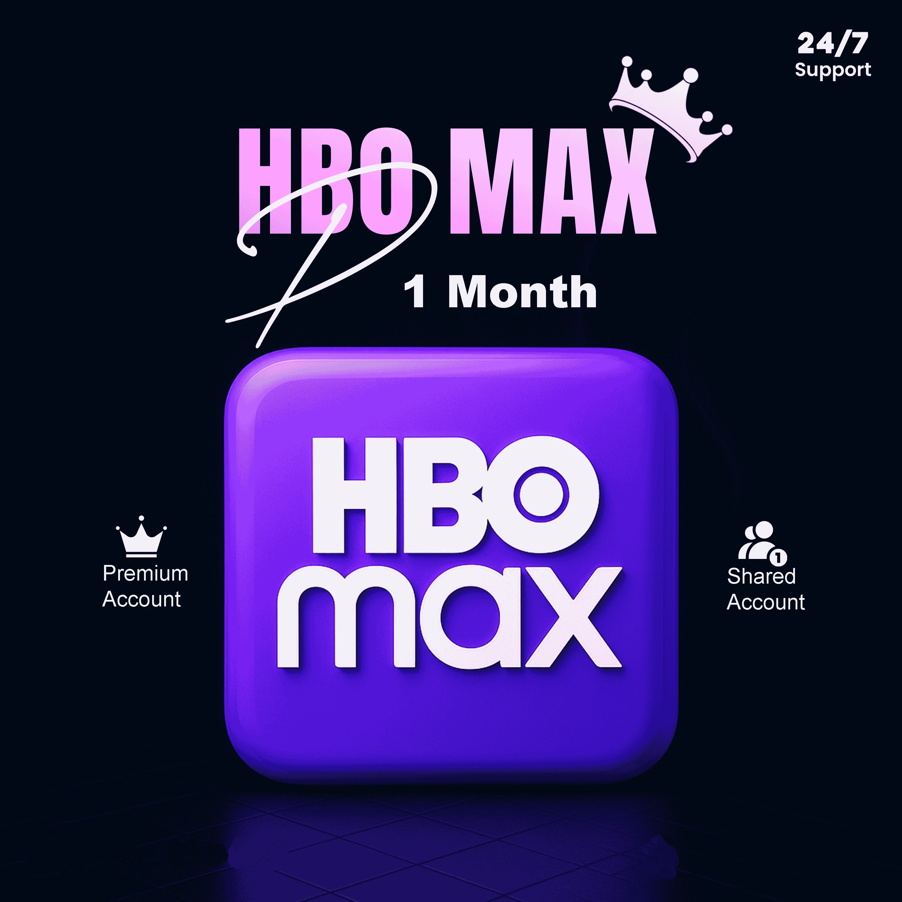 HBO Max Shared Account 1 Month 4K