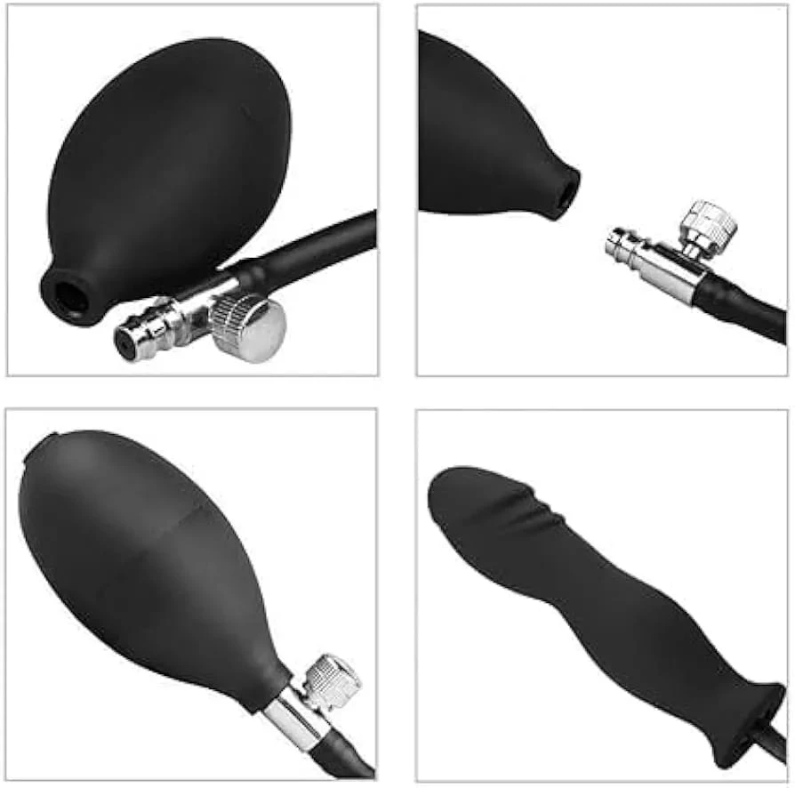 Inflatable Anal enlarge Plug Pump sex toy(A)