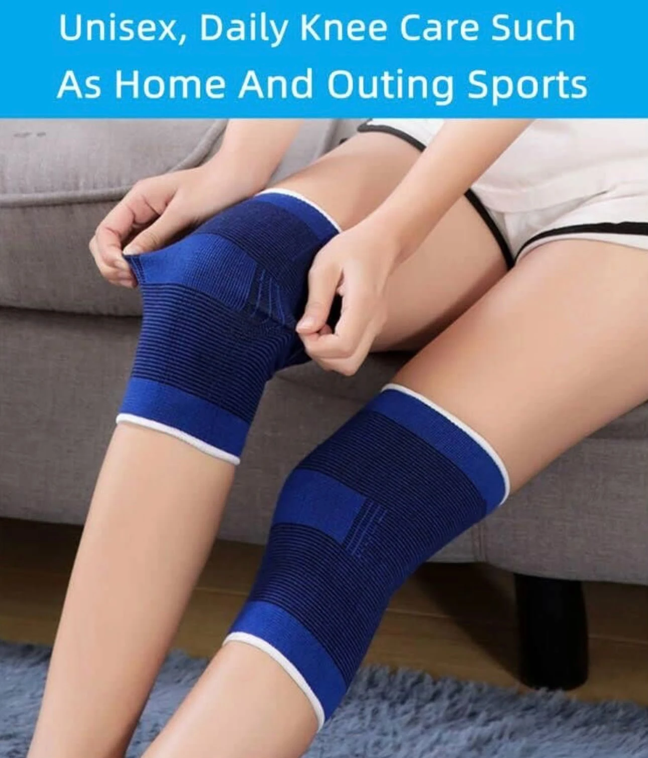 Knee Sleeve 2pcs Compression Fit Support knee support