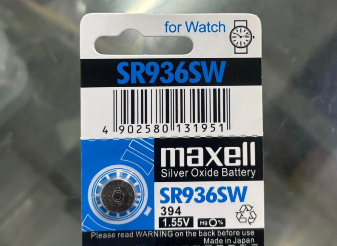 Maxell Silver Oxide Battery SR936SW 394 1.55V
