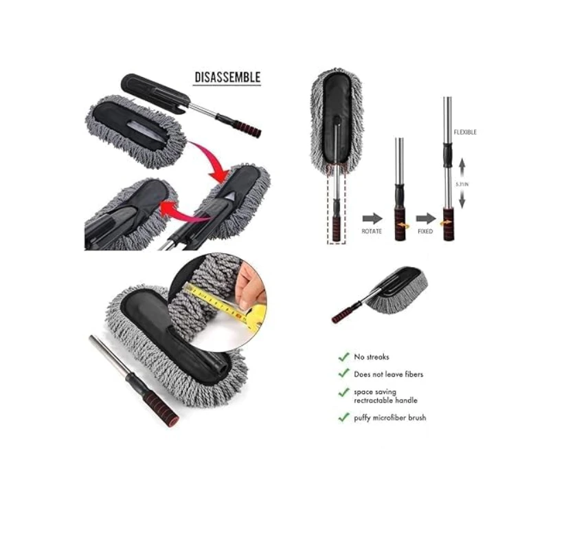Microfiber Car Duster Exterior Duster for Car Cleaning - image 2