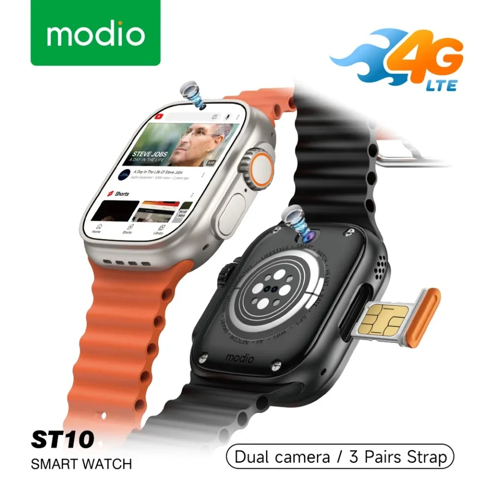 Modio ST10 Dual Camera Sim Insert Android Smart Watch - image 2