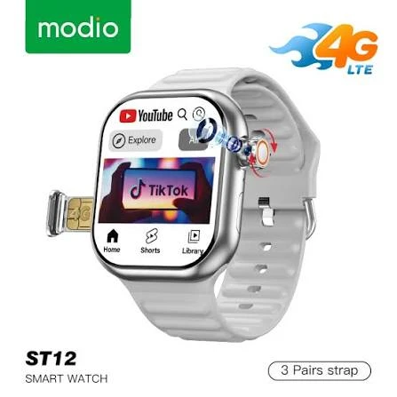 Modio ST12 5G Sim Insertable Camera Android Smart Watch - image 2