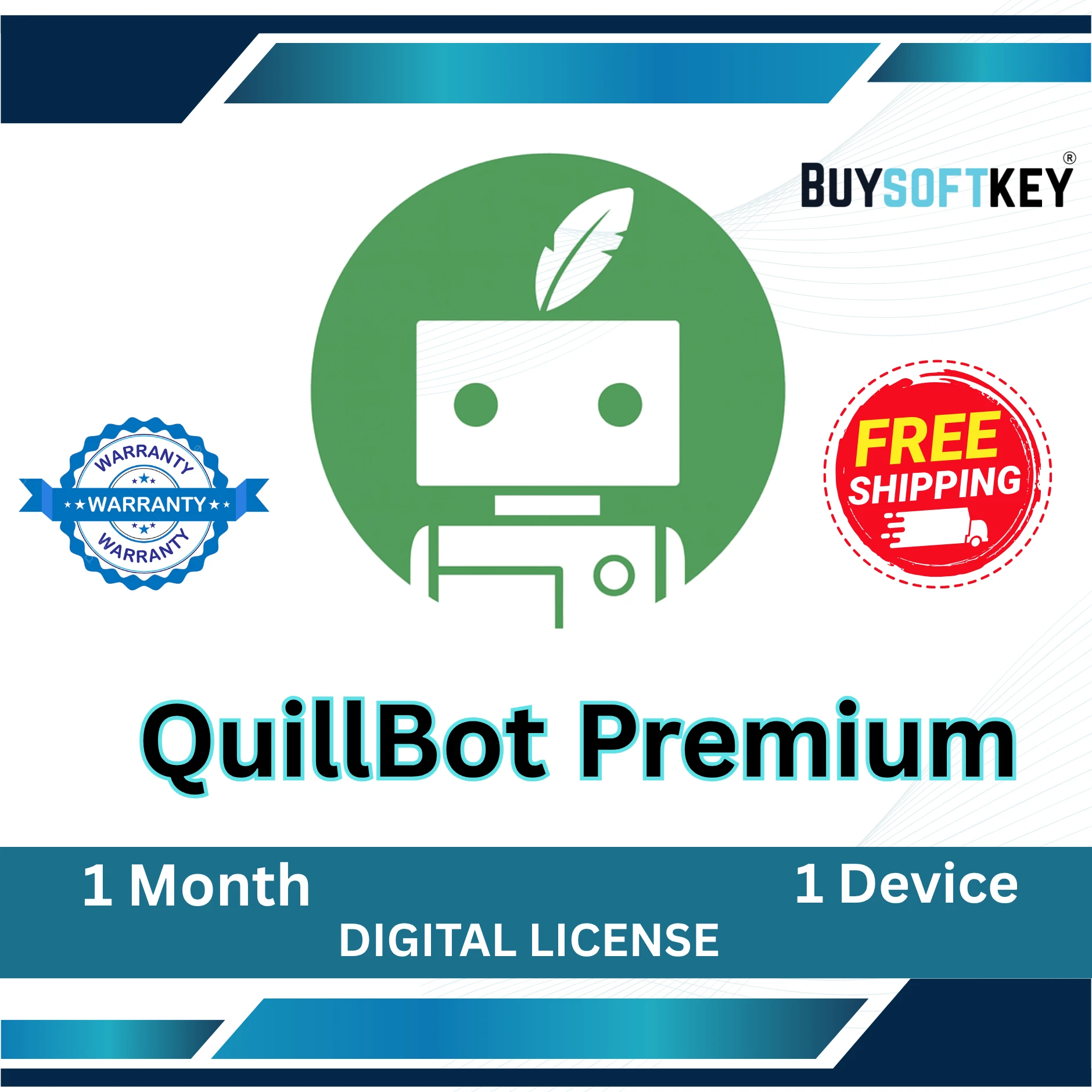QuillBot Paraphrasing Tool 1 Month 1 Device
