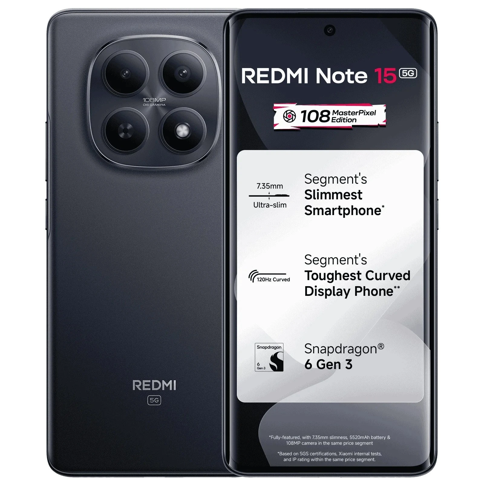 Redmi Note 15 5G 8GB RAM | 256GB Smart Phone