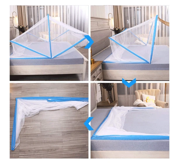 Single Bed Foldable Mosquito Net - (L - 5ft , W - 6ft) - image 4