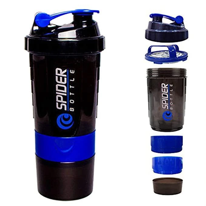 Spider Protein Shaker Gym with 2 Storage Compartment - image 7