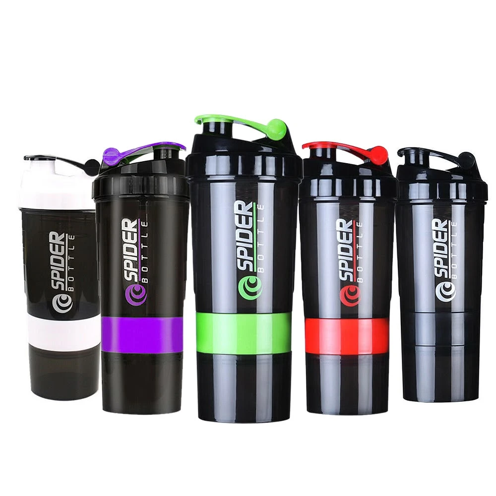 Spider Protein Shaker Gym with 2 Storage Compartment - image 12