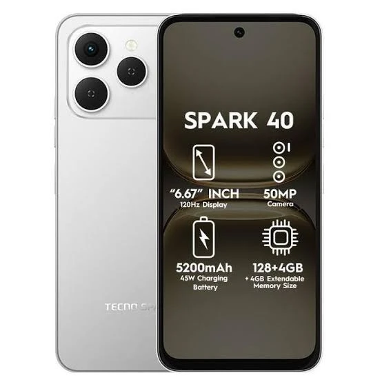 Tecno Spark 40 Pro Smart Phone 8GB RAM | 256GB ROM