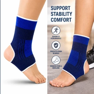 Ankle Support 2pcs Protector Brace Elastic Sleeve