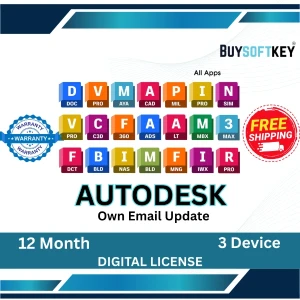 Autodesk All Apps 1 Year Online genuine License 76 apps