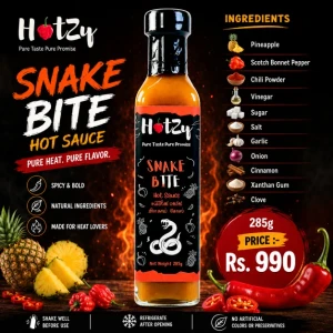 Snake Bite Hot Sauce Pineapple Based